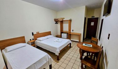 Apartamento Triplo Casal + Solteiro – Hotel Vivenda das Cachoeiras